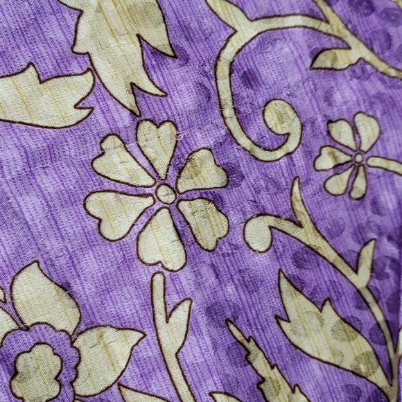 Darn Good Yarn Sari Silk Wrap Skirt Tea Goddess - Picture 10 of 16